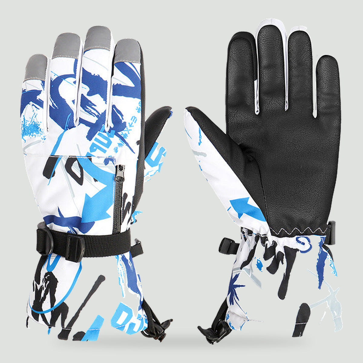 Women's ski gloves in Blue