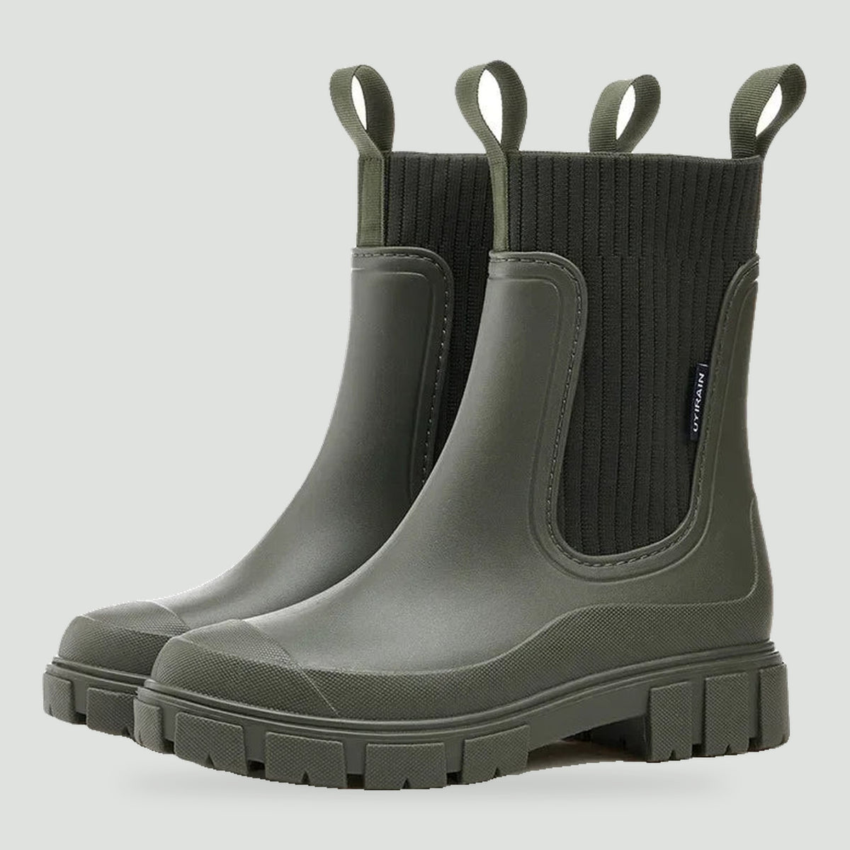 Chelsea rain boots in Green