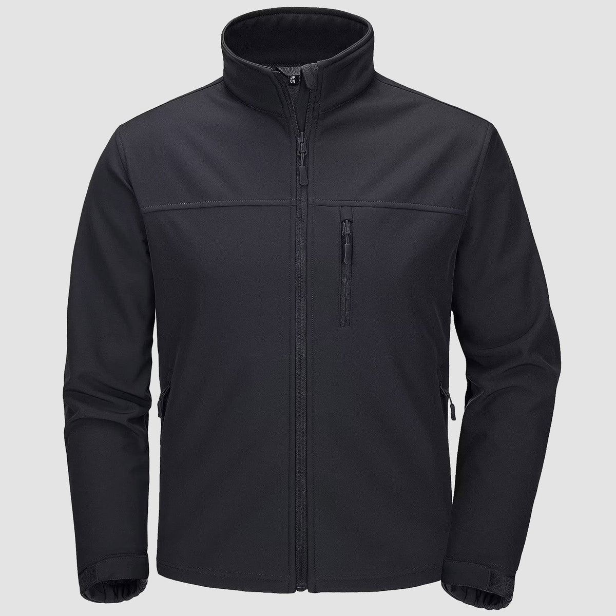 Softshell męski z podszewką z polaru - czarny