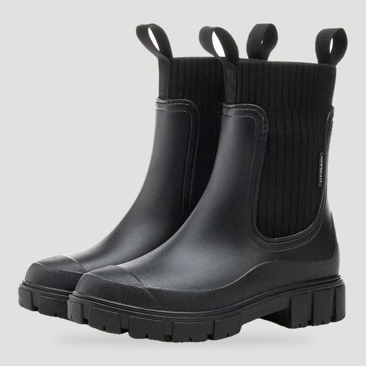 Chelsea rain boots in Black