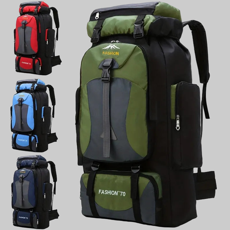 Duży plecak turystyczny 70L – model outdoorowy z regulowanymi paskami