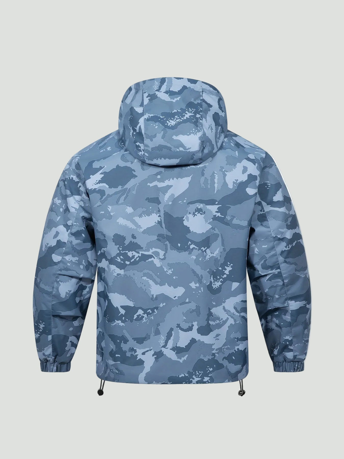 Kurtka przejściowa moro z kapturem – unisex - luźny krój - duże kieszenie