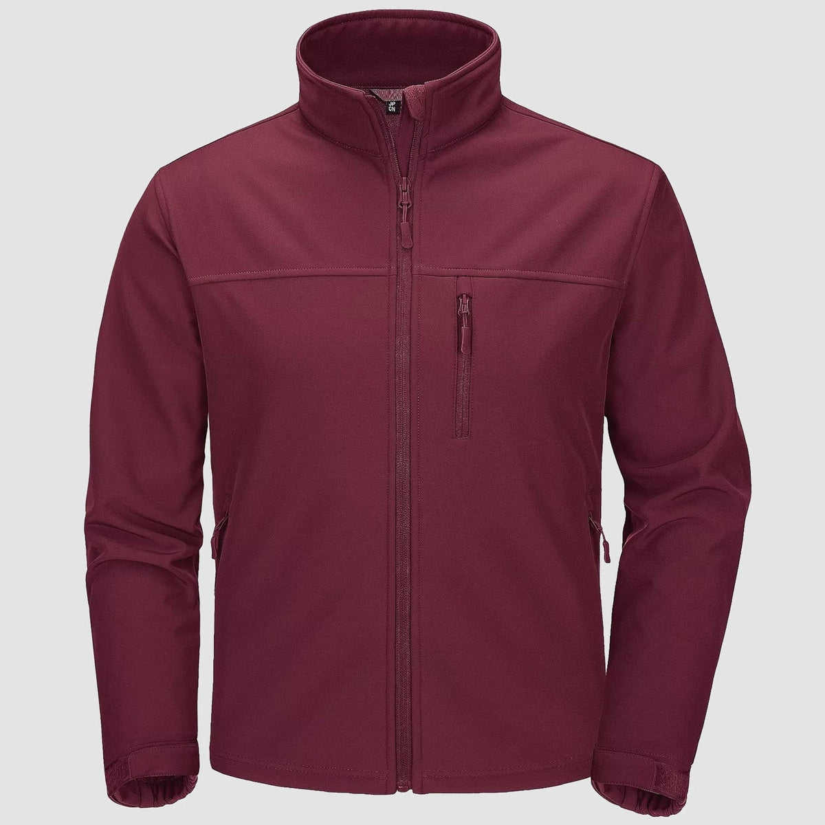 Softshell męski z podszewką z polaru - bordowy