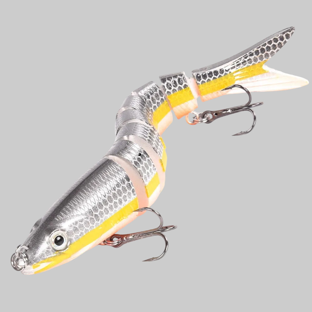 Wieloczłonowe woblery wędkarskie do wody słodkiej i słonej – wolno tonący swimbait