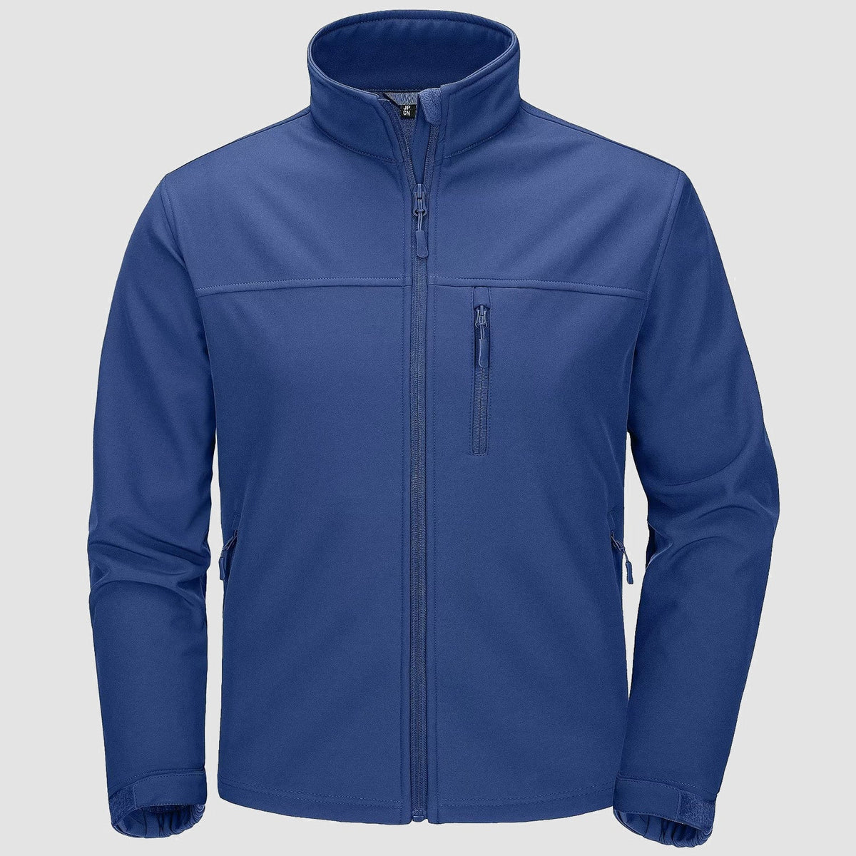 Softshell męski z podszewką z polaru - kobaltowy