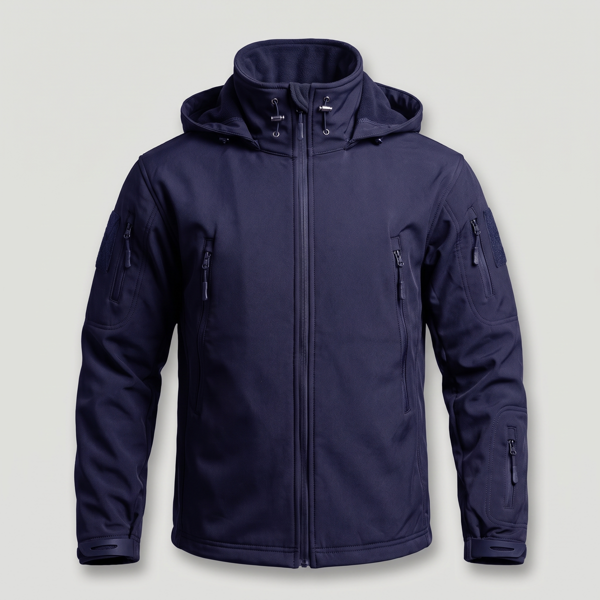 Kurtka softshell męska z polarem – taktyczna - chowany kaptur - do 5XL