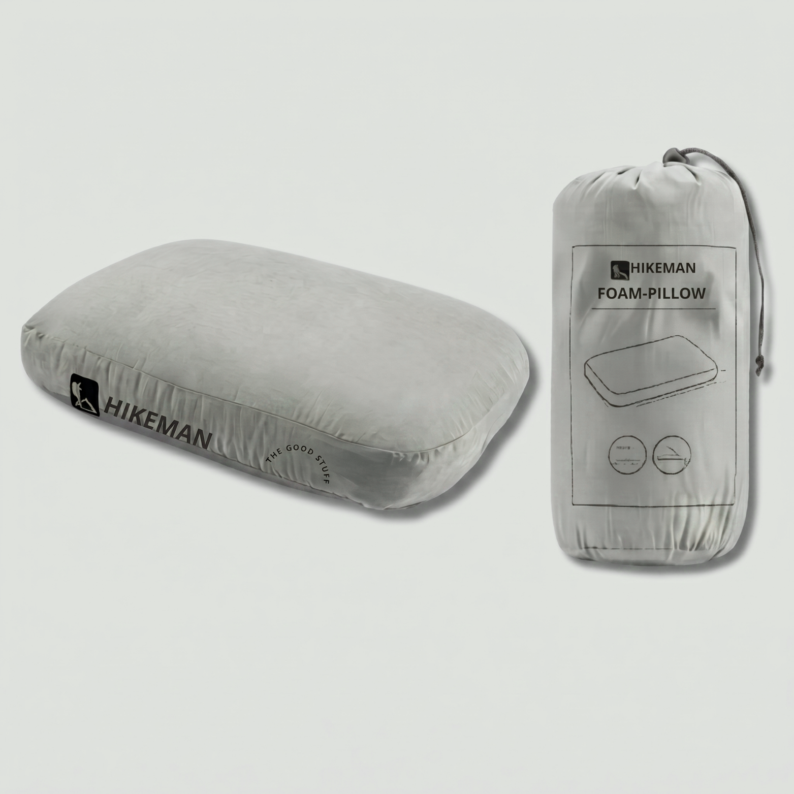 Przenośna Poduszka Kempingowa – Podróżna Poduszka z Pianki Memory Foam do Użytku Outdoorowego