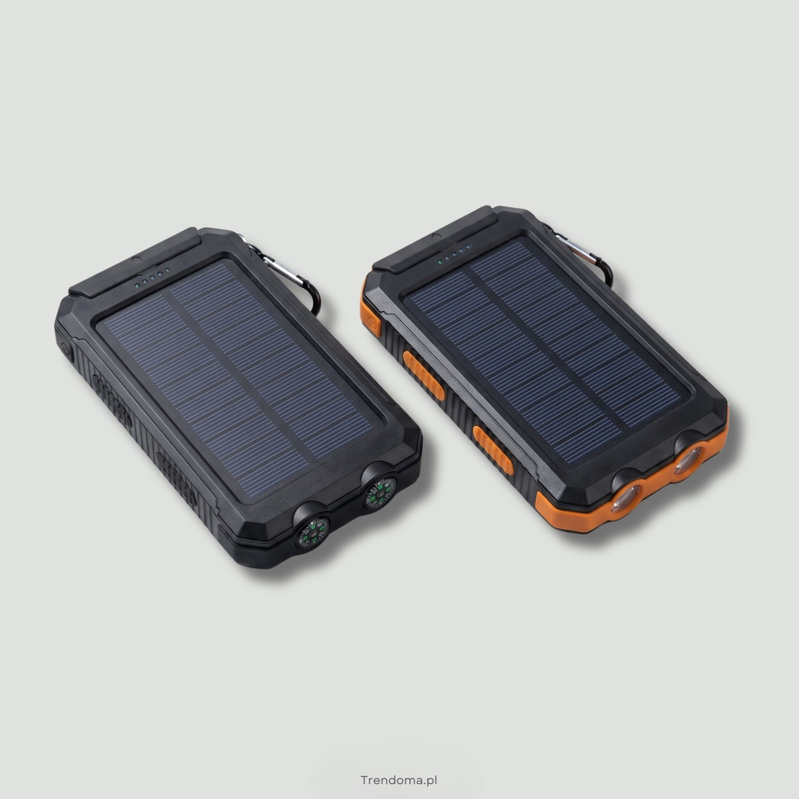 Solarny Powerbank 10000 mAh – Wodoodporne Zapasowe Zasilanie do Użytku Outdoorowego