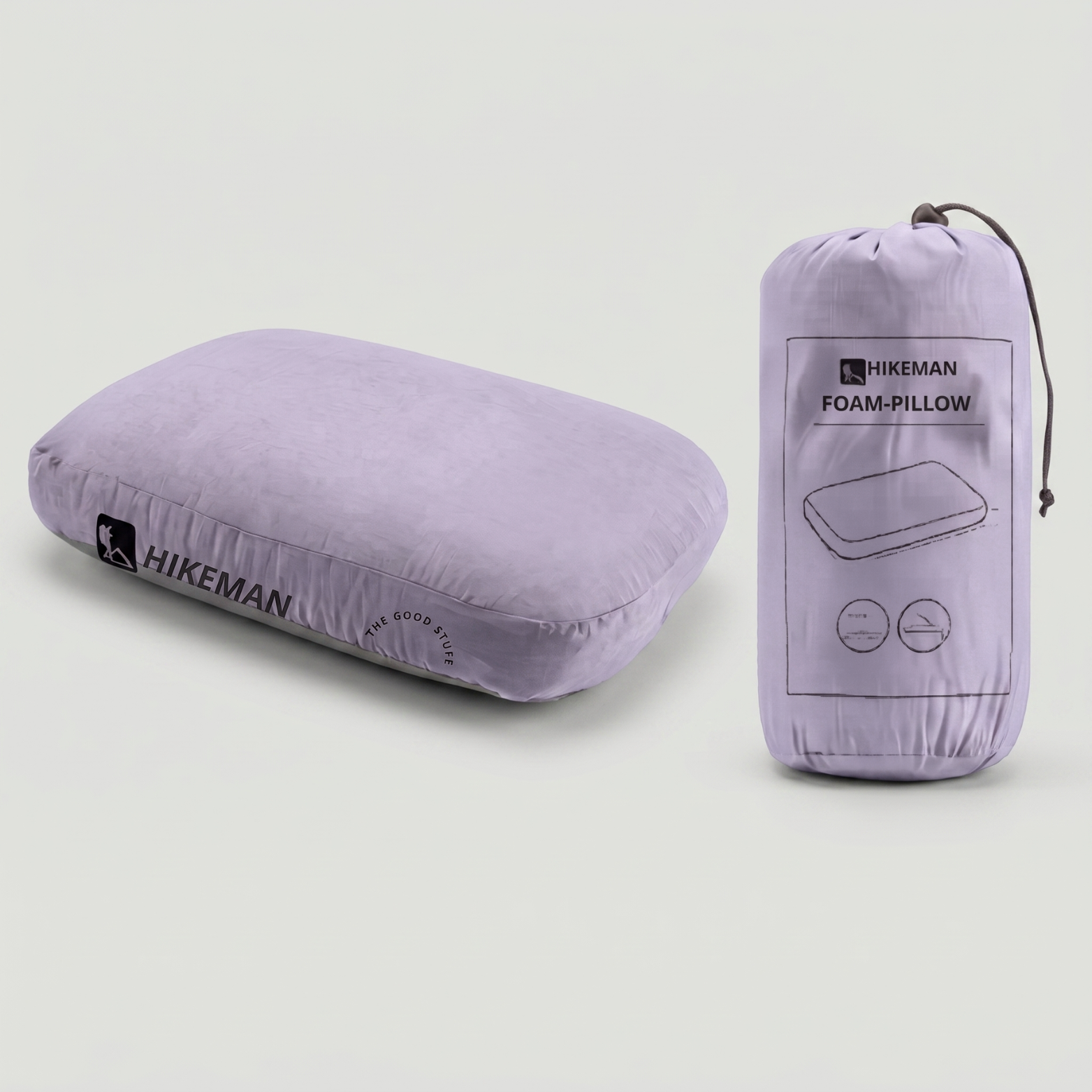 Przenośna Poduszka Kempingowa – Podróżna Poduszka z Pianki Memory Foam do Użytku Outdoorowego