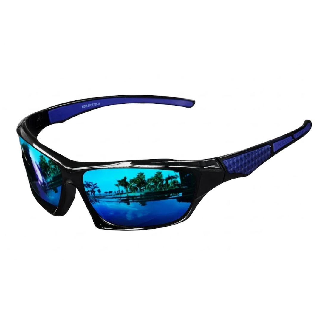 Okulary polaryzacyjne sportowe UV400 – soczewki HD – wędkarstwo i rower