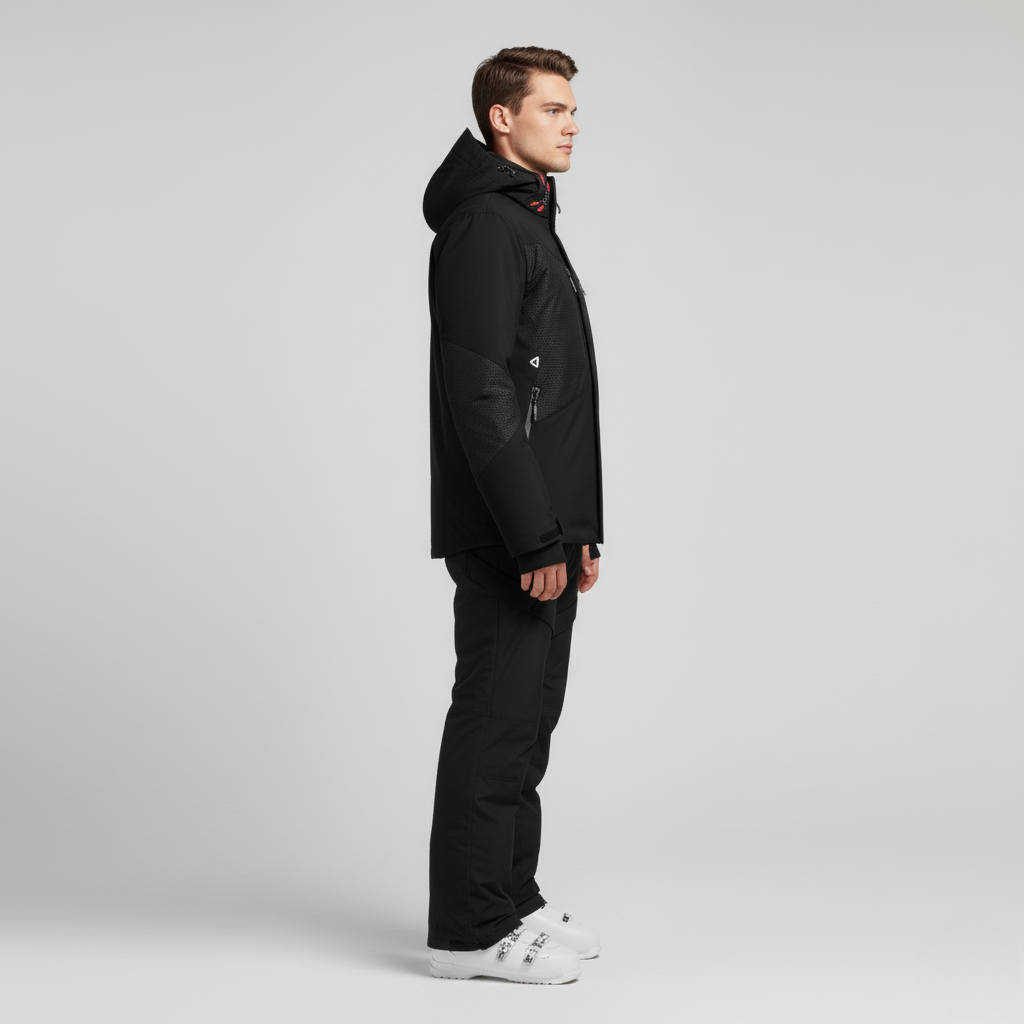 Zestaw narciarski męski | Dwuczęściowy komplet na zimowe aktywności