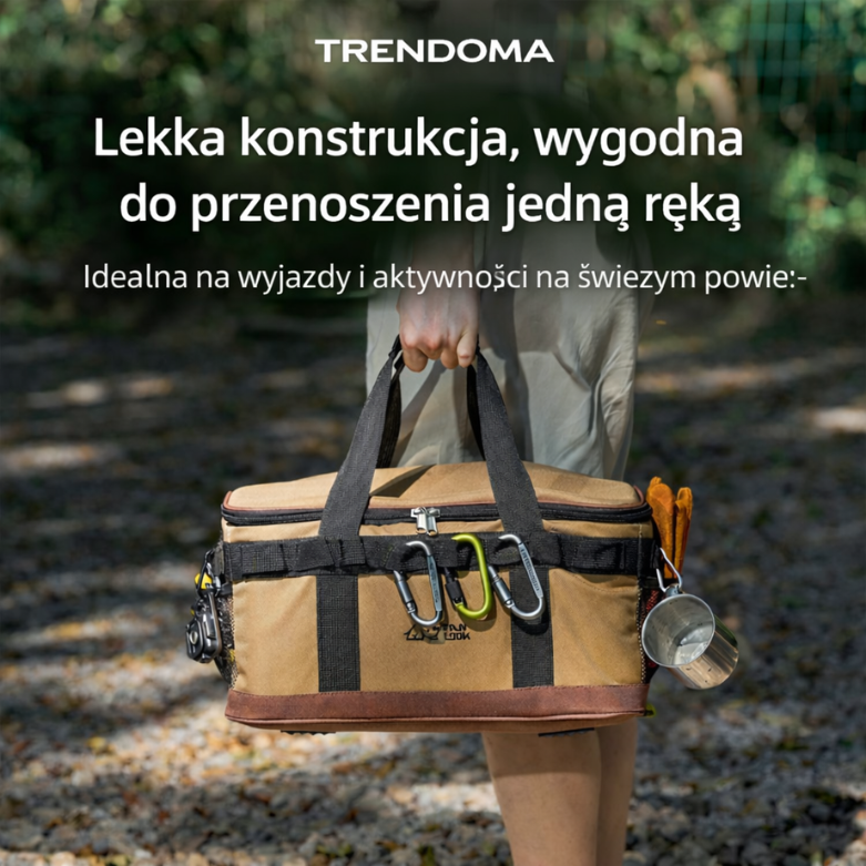 Turystyczna torba termiczna – pojemny model na piknik i outdoor