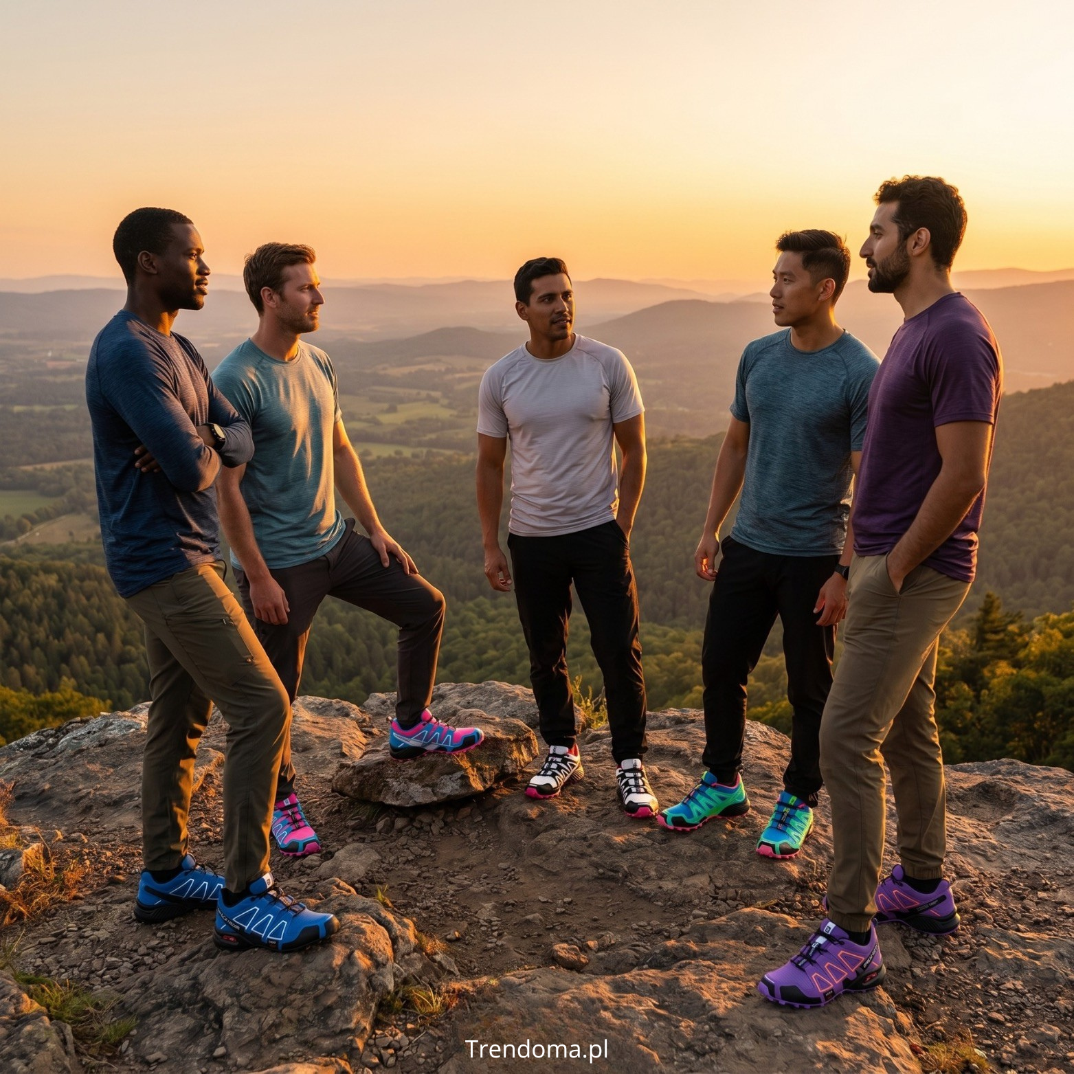 Męskie Buty Trekkingowe Antypoślizgowe na Każdy Teren – Buty Outdoor do Chodzenia