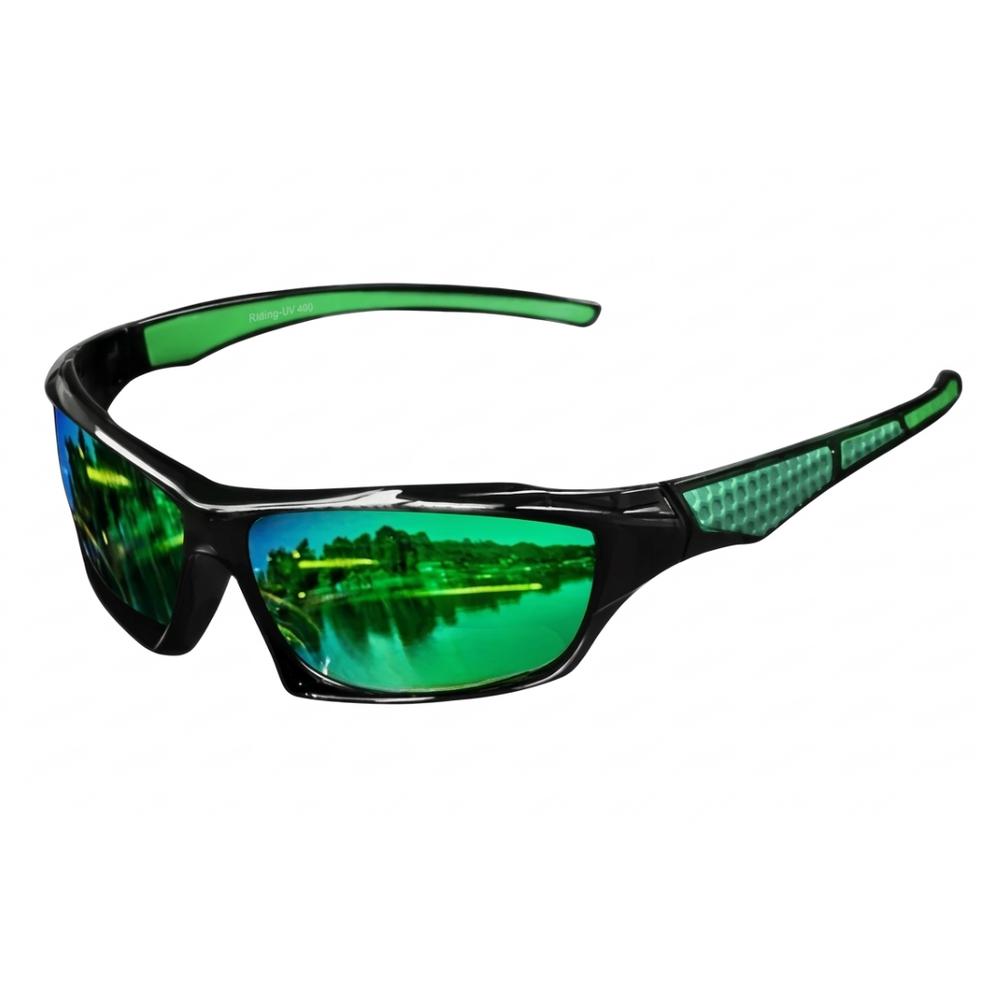 Okulary polaryzacyjne sportowe UV400 – soczewki HD – wędkarstwo i rower