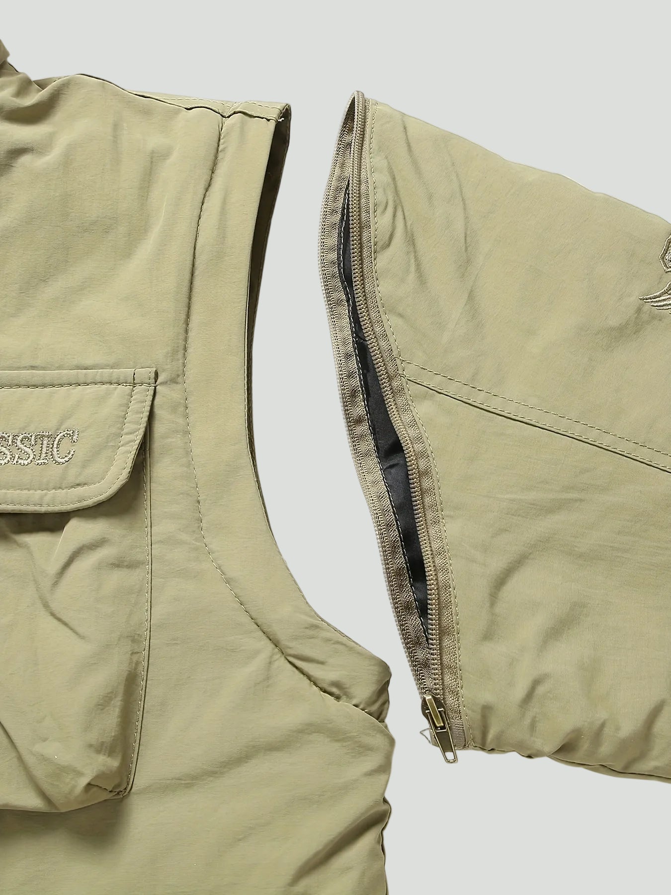 Męska kurtka taktyczna outdoorowa – model wielokieszeniowy ze stójką