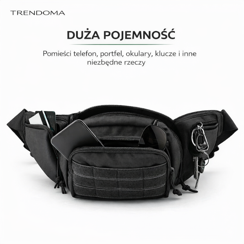 Męska torba taktyczna EDC – kompaktowy model na codzienne użytkowanie