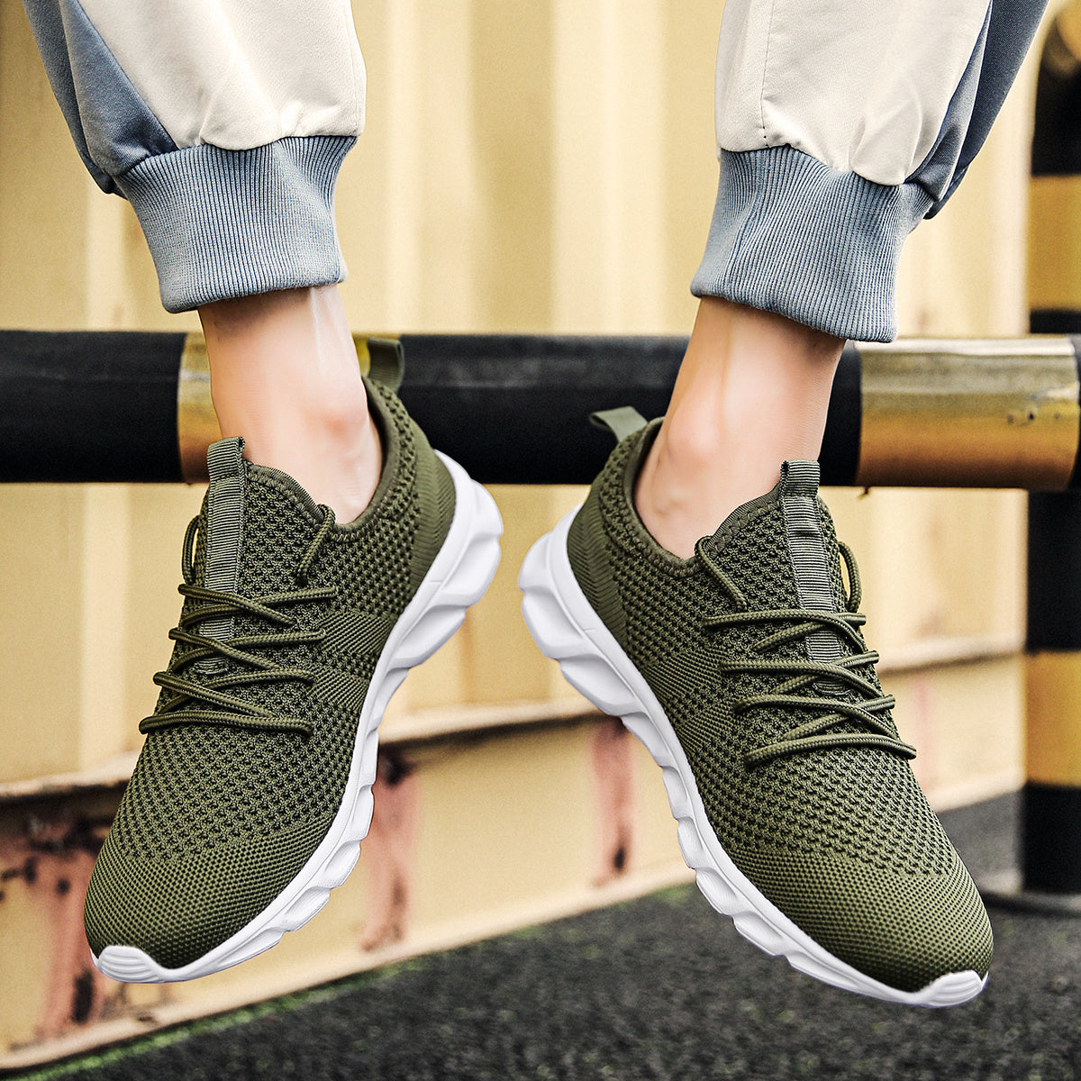 Buty do biegania męskie | Model sportowy z antypoślizgową podeszwą