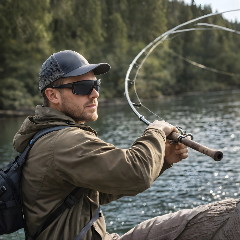 Lekkie okulary przeciwsłoneczne outdoorowe – konstrukcja antyodblaskowa do użytkowania w terenie