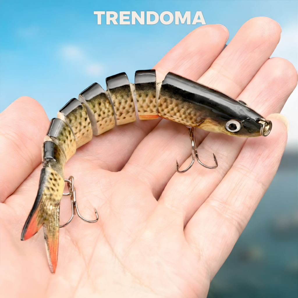 Wieloczłonowe woblery wędkarskie do wody słodkiej i słonej – wolno tonący swimbait