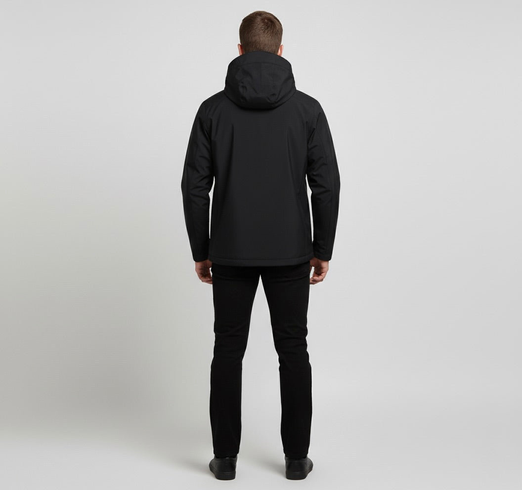 Męska kurtka softshellowa | Model z zamkiem do użytku outdoorowego