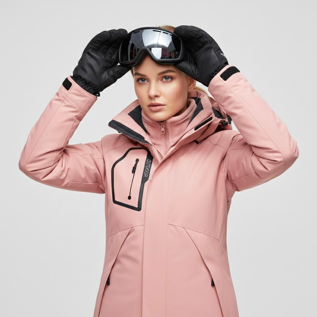 Zestaw zimowy damski | Dwuczęściowy komplet outdoorowy