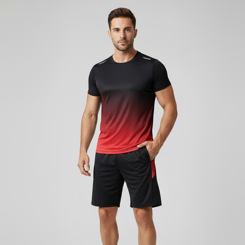 Zestaw sportowy męski | Dwuczęściowy komplet treningowy