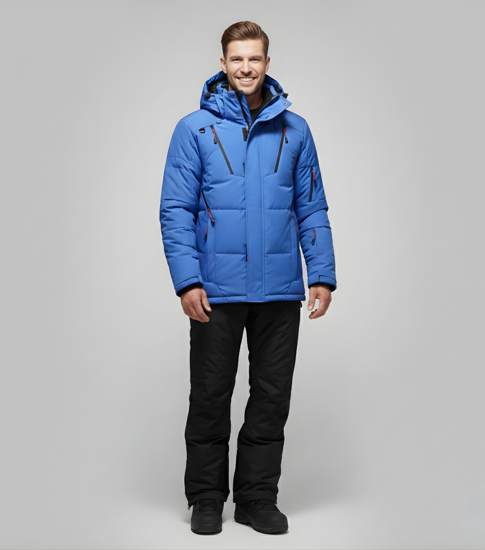 Kombinezon narciarski męski | Ocieplany zestaw na zimowe warunki