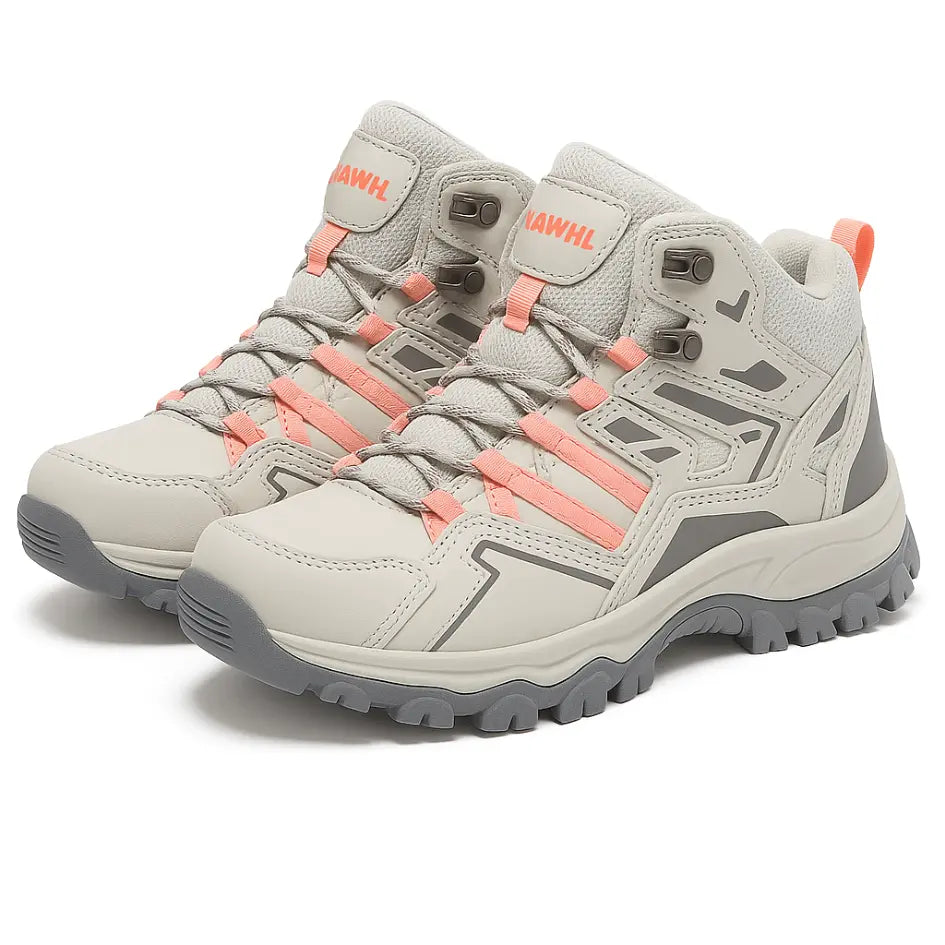 Wysokie buty trekkingowe damskie | Lekki model z dobrą przyczepnością