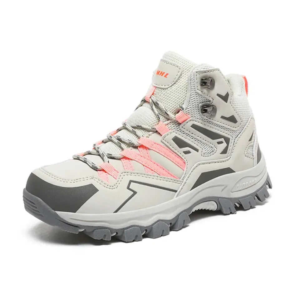 Wysokie buty trekkingowe damskie | Lekki model z dobrą przyczepnością