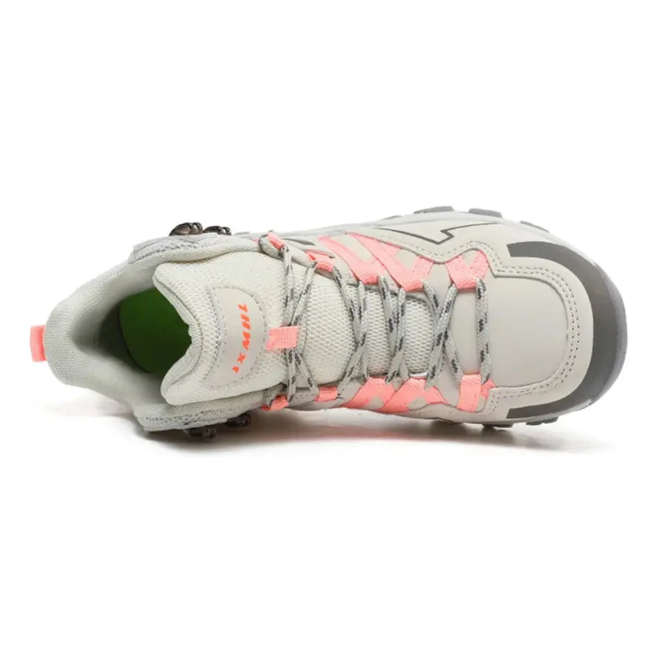 Wysokie buty trekkingowe damskie | Lekki model z dobrą przyczepnością