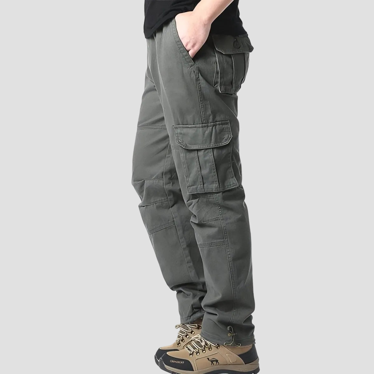 Oddychające spodnie trekkingowe – design z kieszeniami cargo do użytku outdoorowego