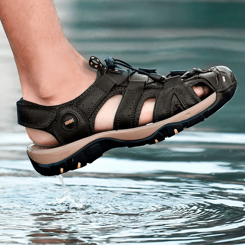 Sandały trekkingowe – szybkoschnące, antypoślizgowe – szlak i woda