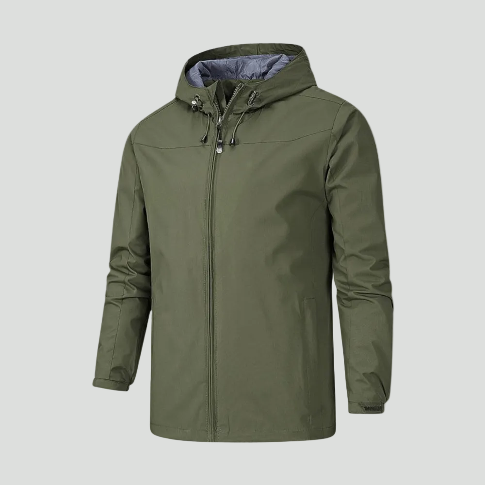 Lekka kurtka przeciwdeszczowa outdoorowa – oddychający model unisex