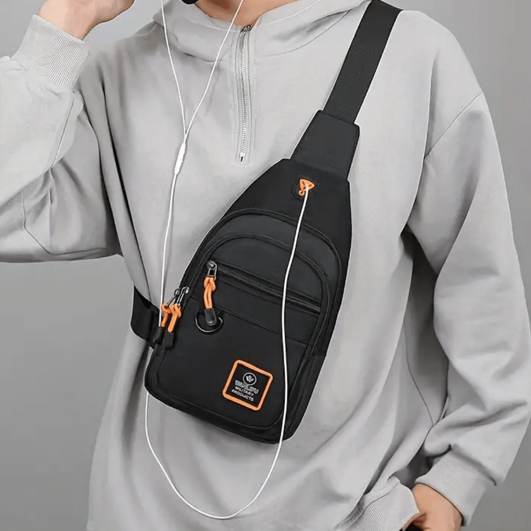 Lekka torba outdoorowa na ramię – kompaktowy model użytkowy