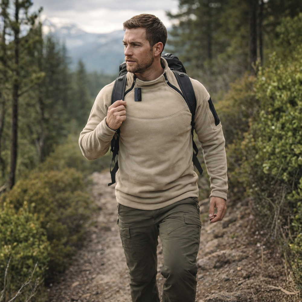 Męska bluza polarowa outdoorowa – ciepła warstwa użytkowa