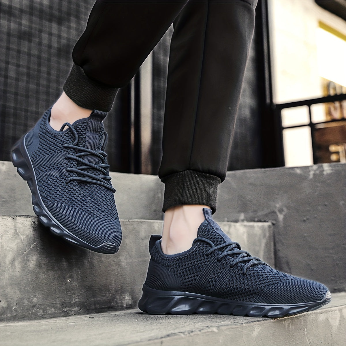 Buty do biegania męskie | Model sportowy z antypoślizgową podeszwą