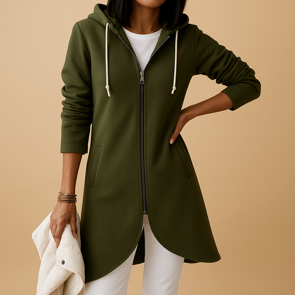 Kardigan damski zapinany na zamek | Wygodny i stylowy fason na co dzień