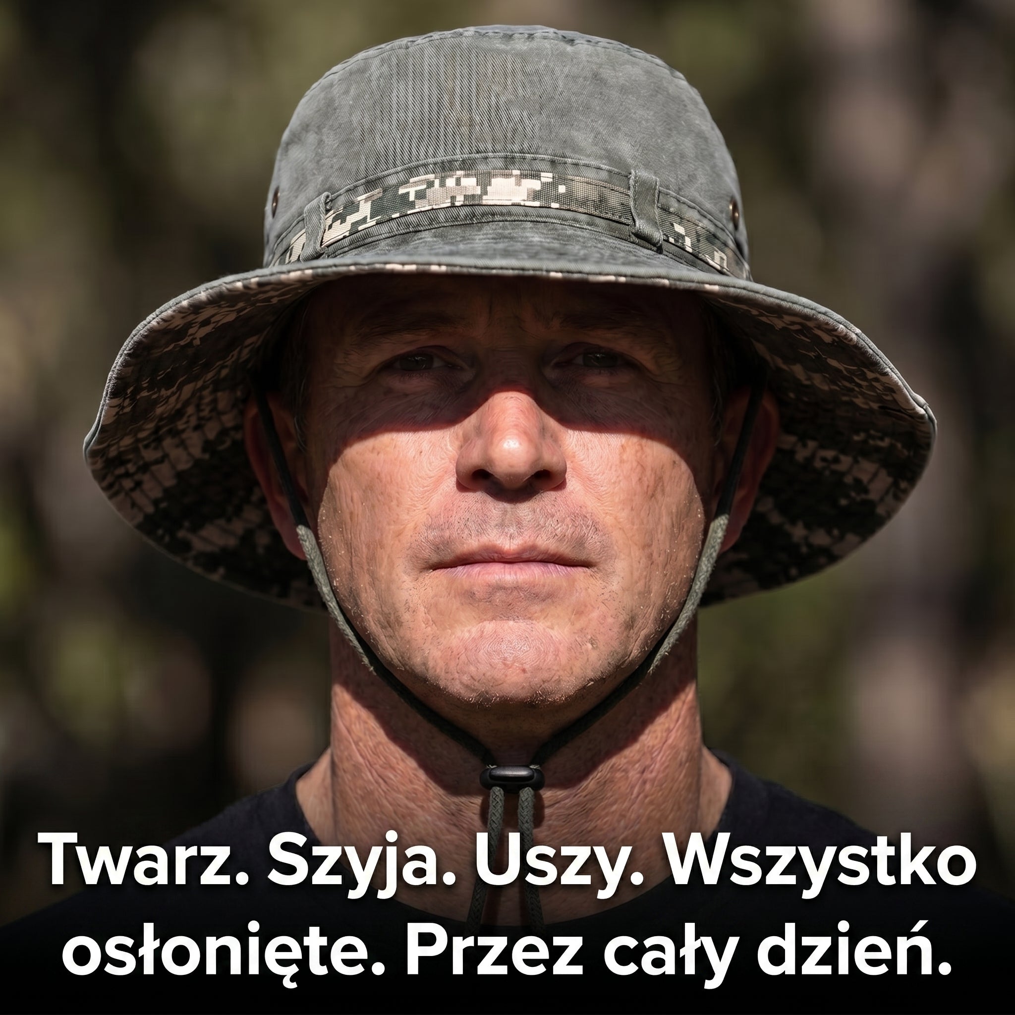 Kapelusz wędkarski męski przeciwsłoneczny – szerokie rondo, składany – outdoor