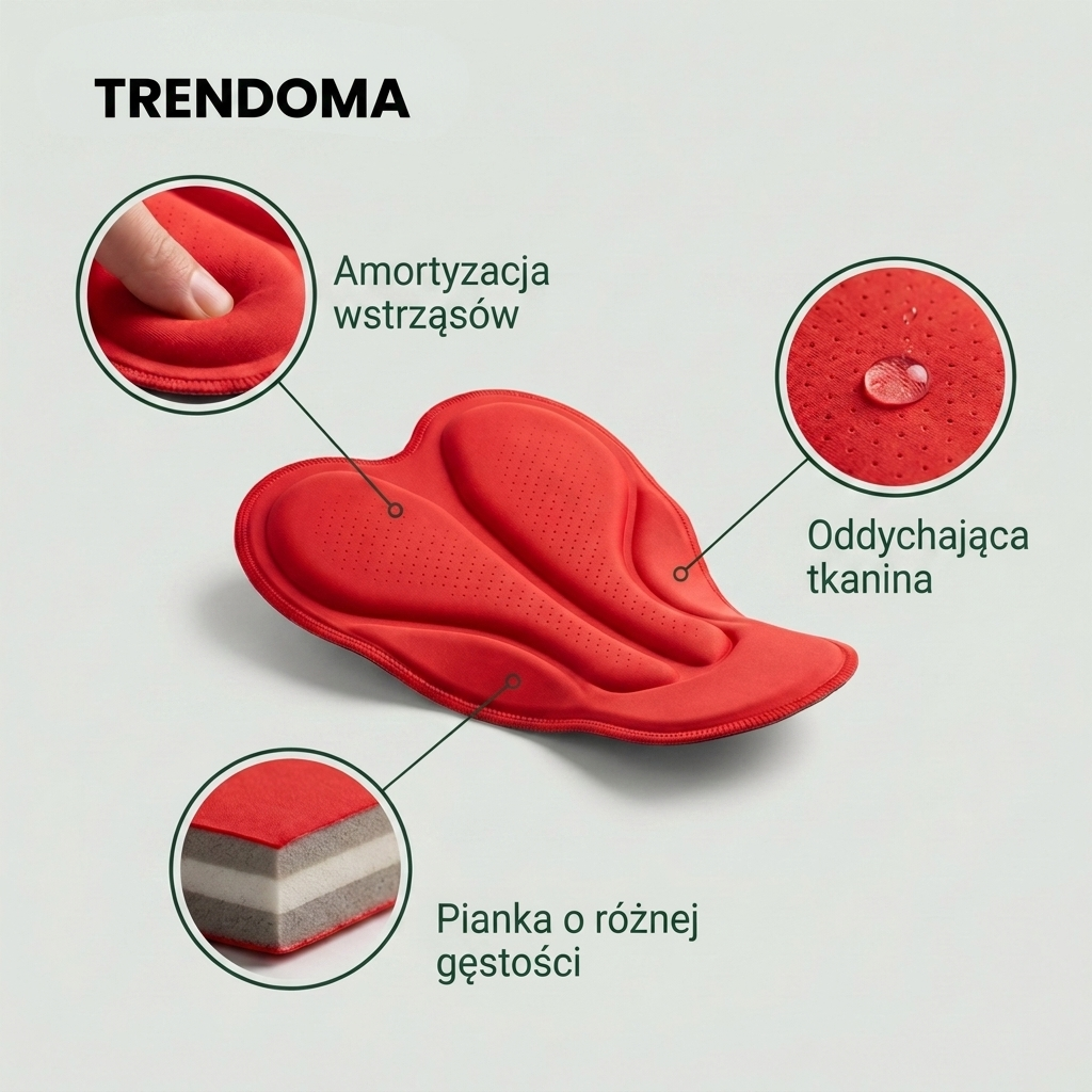 Spodenki rowerowe damskie z wkładką żelową – oddychające – kolarstwo i miasto