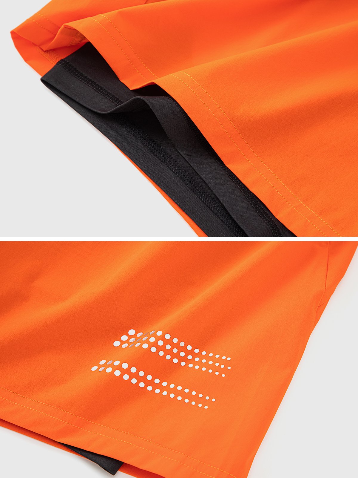 Spodenki do biegania męskie 2w1 | Model z kieszenią na telefon