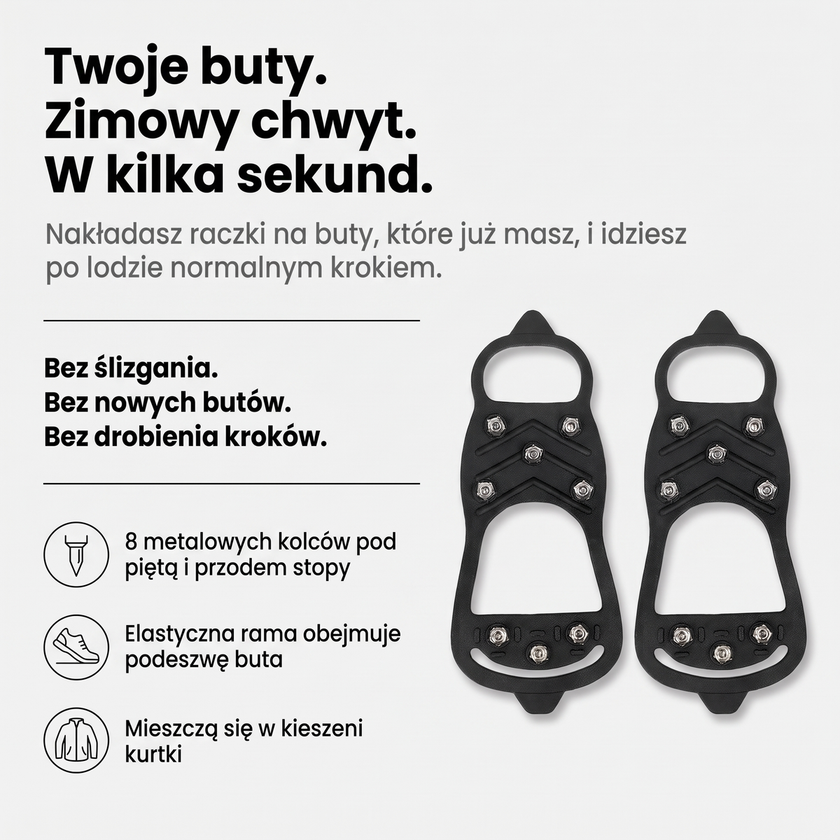 Raczki na buty jak działają