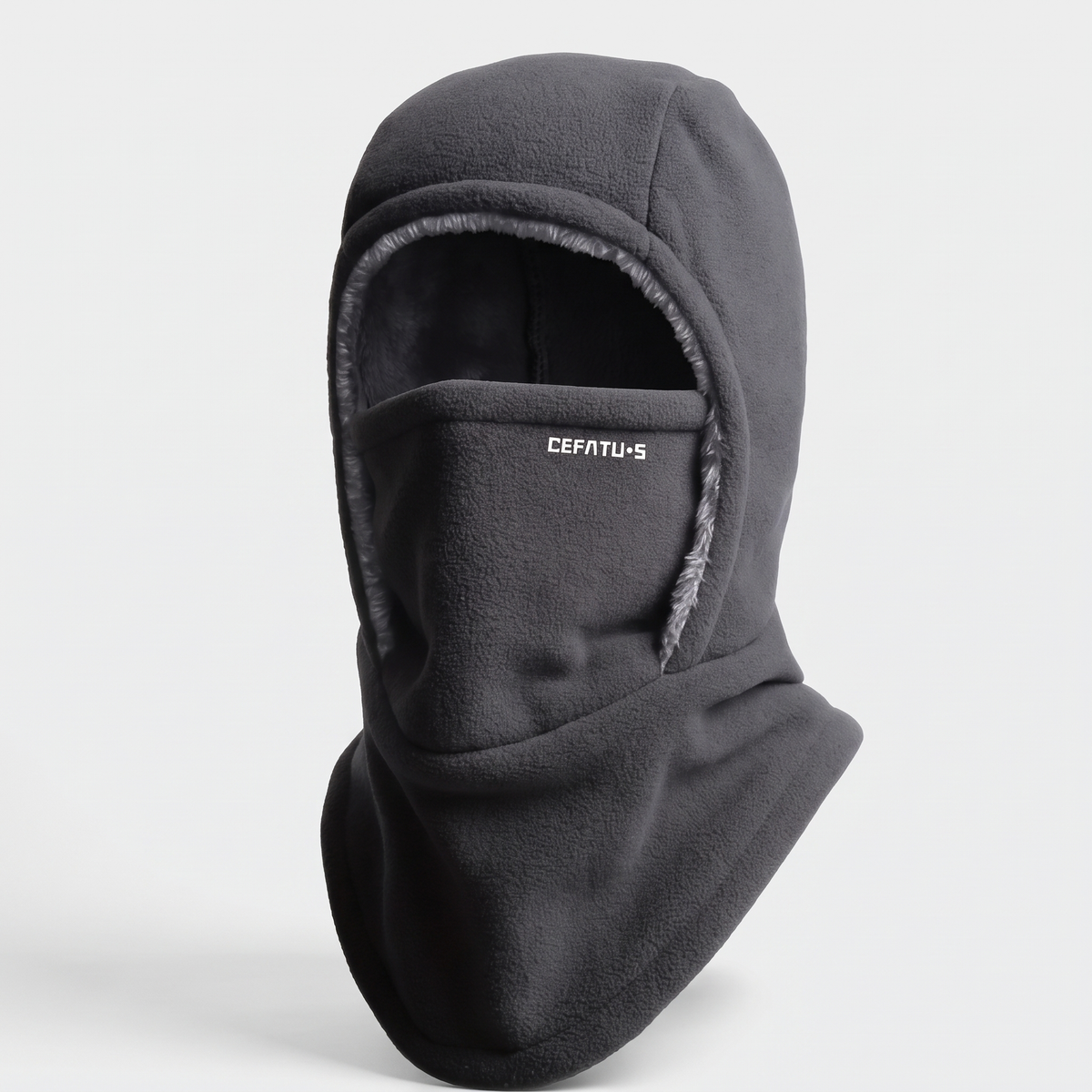 Balaclava zimowa ciemnoszara