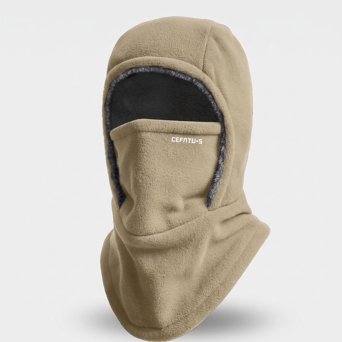 Balaclava zimowa khaki