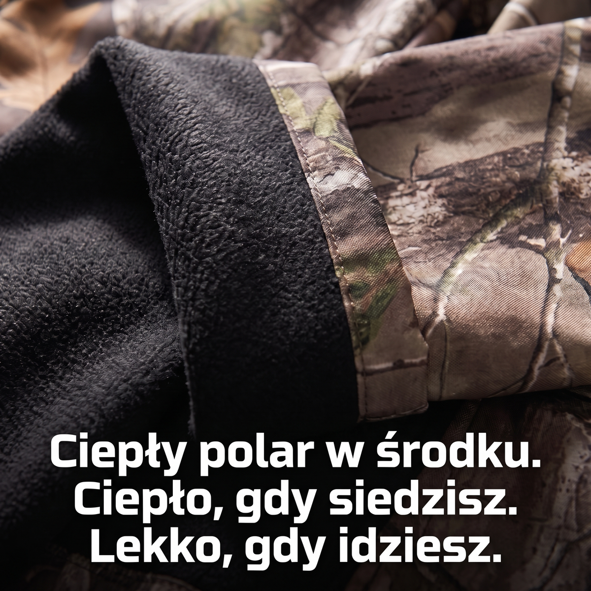Spodnie moro męskie na szelkach z ciepłą podszewką z polaru
