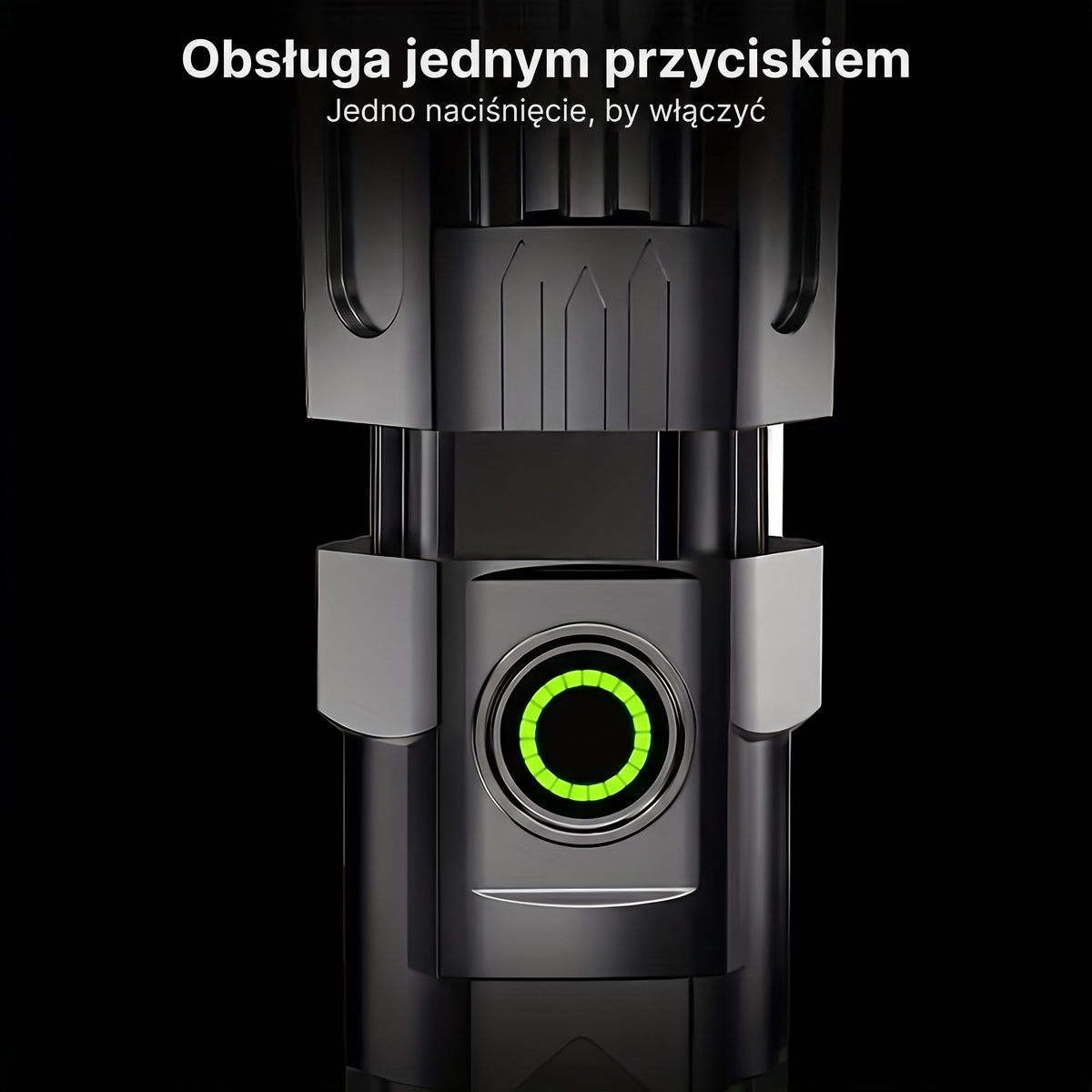 Latarka LED – obsługa jednym przyciskiem