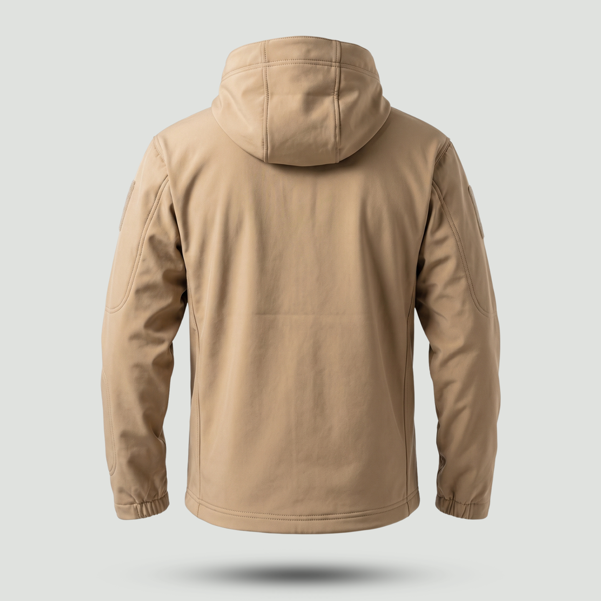 Kurtka softshell męska z kapturem – widok z tyłu