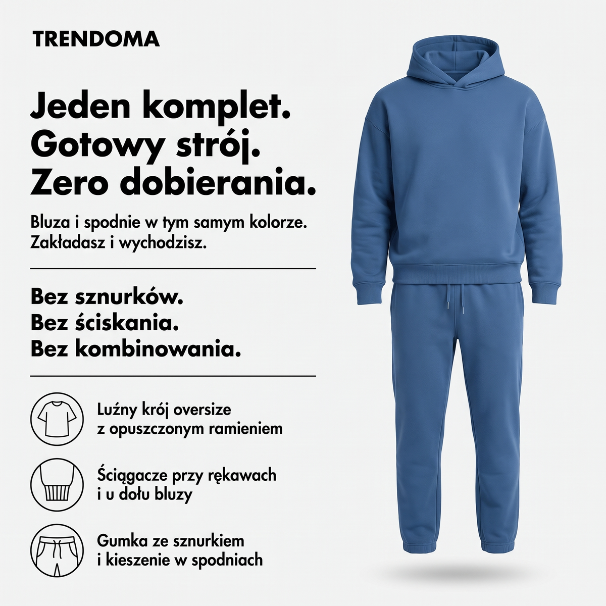 Dres męski komplet - jeden komplet gotowy strój