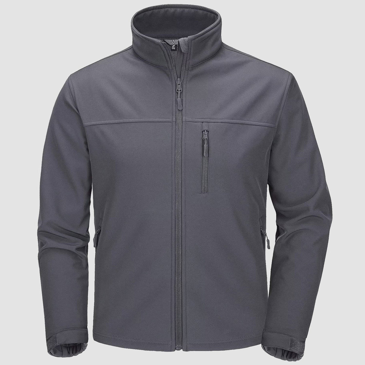 Softshell męski z podszewką z polaru - ciemnoszary