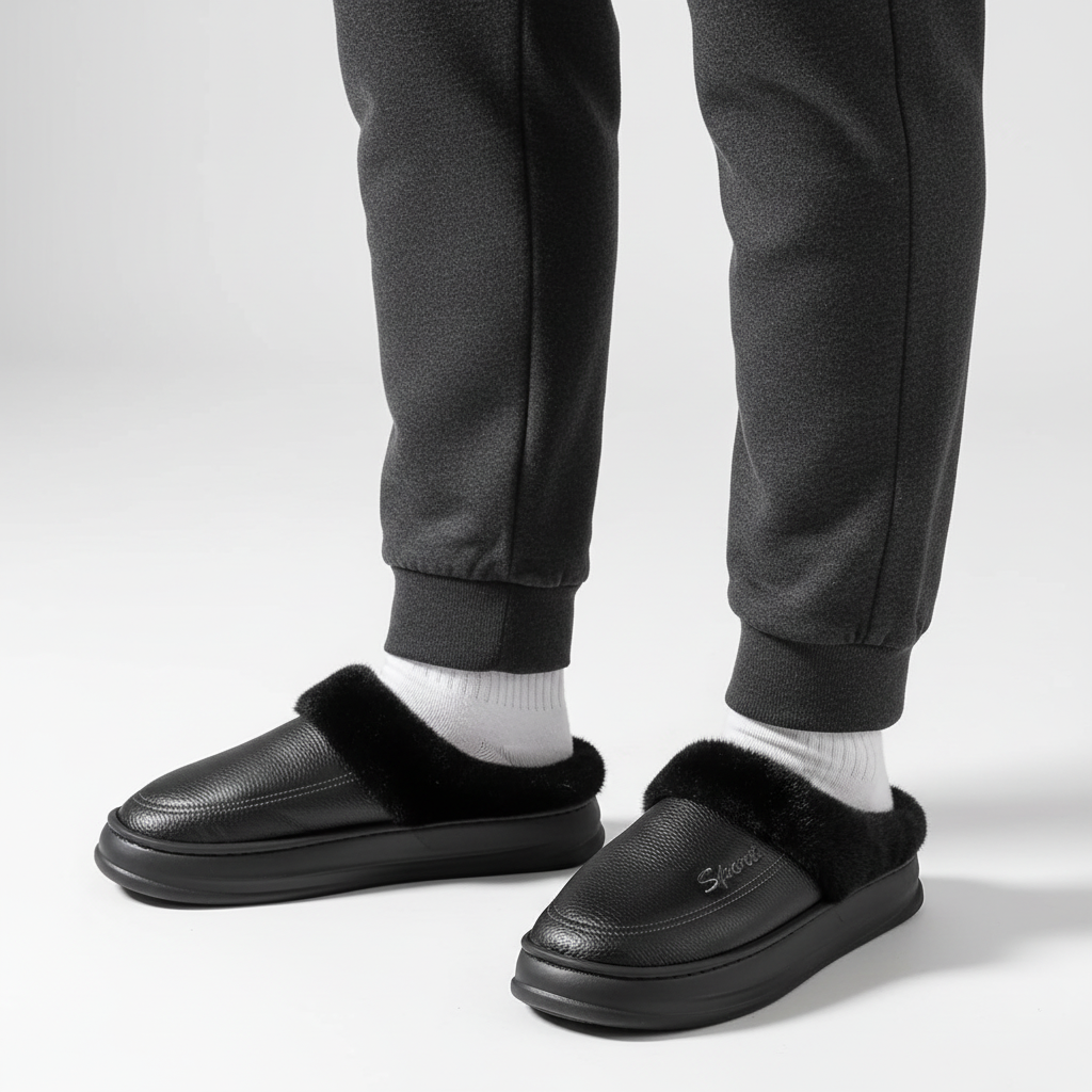 Men's slipper clogs in Black