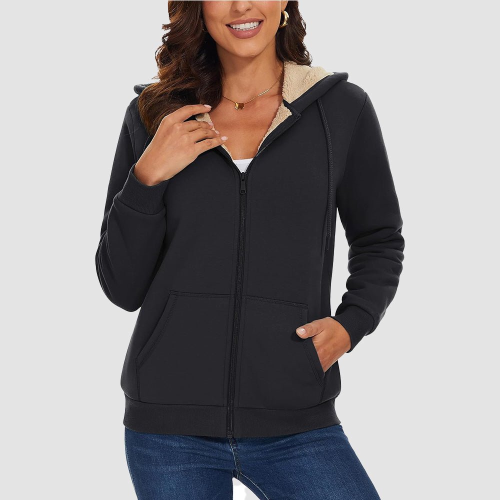 Bluza rozpinana damska na baranku - zdjęcie 2
